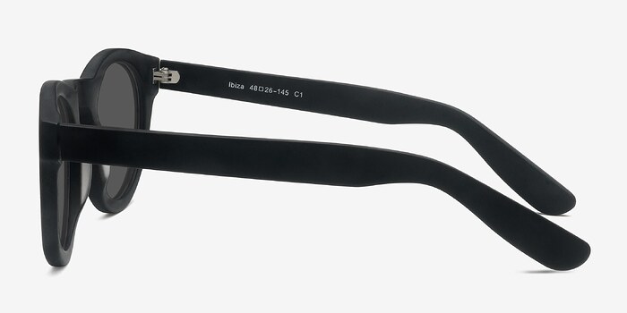 Ibiza Matte Black Acétate Soleil de Lunette de vue d'EyeBuyDirect