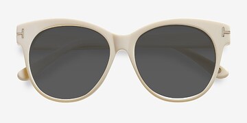 Blanche Copa -  Acétate Lunettes de soleil