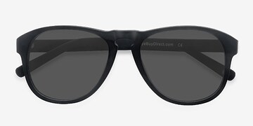 Matte Black Phased -  Acétate Lunettes de soleil