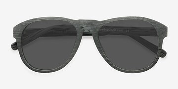 Vert Phased -  Bois mixte Lunettes de soleil