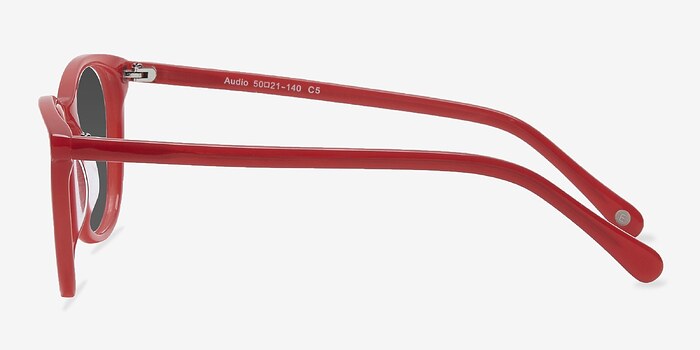 Audio Rouge Acétate Soleil de Lunette de vue d'EyeBuyDirect