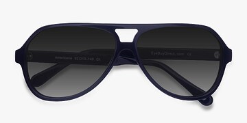 Bleu marine  Americana -  Acétate Lunettes de soleil