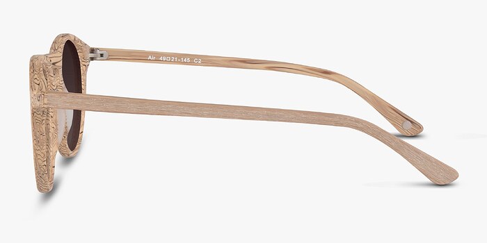 Air Jaune Wood-texture Soleil de Lunette de vue d'EyeBuyDirect