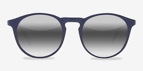 Air Matte Navy Acétate Soleil de Lunette de vue d'EyeBuyDirect, Vue de Face