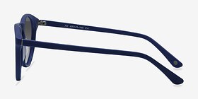 Air Matte Navy Acétate Soleil de Lunette de vue d'EyeBuyDirect, Vue de Côté