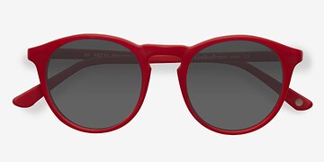 Matte Red Air -  Acétate Lunettes de soleil