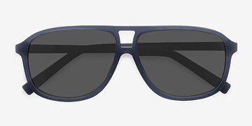 Matte Blue Bart -  Acétate Lunettes de soleil