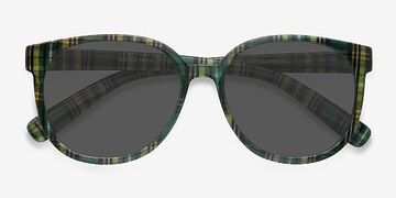 Vert Dundee -  Plastique Lunettes de soleil