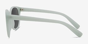 Dundee Bleu pâle Plastique Soleil de Lunette de vue d'EyeBuyDirect, Vue de Côté