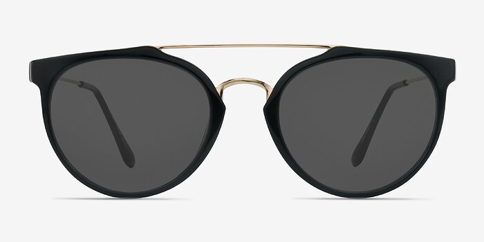 The Keys  Golden Black  Plastique Soleil de Lunette de vue d'EyeBuyDirect