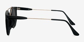 The Keys  Golden Black  Plastique Soleil de Lunette de vue d'EyeBuyDirect, Vue de Côté