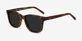 Borneo Écailles Acétate Soleil de Lunette de vue d'EyeBuyDirect, Vue d'Angle