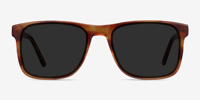 Kudos Brun Acétate Soleil de Lunette de vue d'EyeBuyDirect