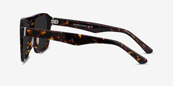 Bauhaus Écaille Noire Acétate Soleil de Lunette de vue d'EyeBuyDirect