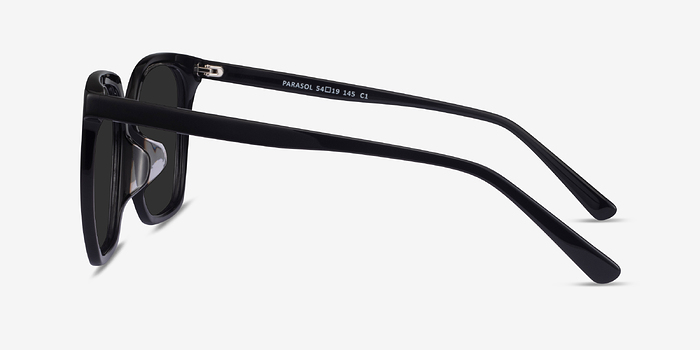 Parasol Noir Acétate Soleil de Lunette de vue d'EyeBuyDirect