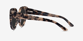 Santa Monica Écaille ivoire Acétate Soleil de Lunette de vue d'EyeBuyDirect, Vue de Côté