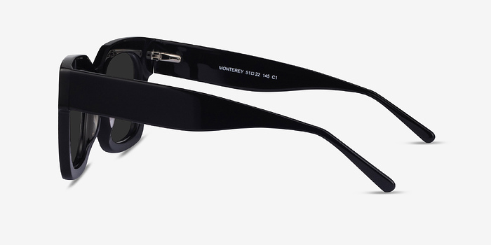 Monterey Noir Acétate Soleil de Lunette de vue d'EyeBuyDirect