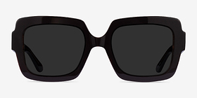 Sometime Brun Acétate Soleil de Lunette de vue d'EyeBuyDirect, Vue de Face