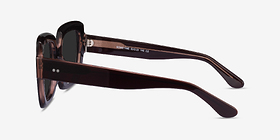 Sometime Brun Acétate Soleil de Lunette de vue d'EyeBuyDirect, Vue de Côté