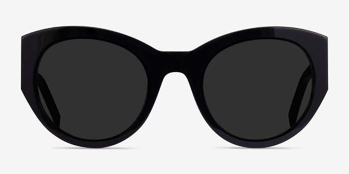 Gratia Noir Acétate Soleil de Lunette de vue d'EyeBuyDirect