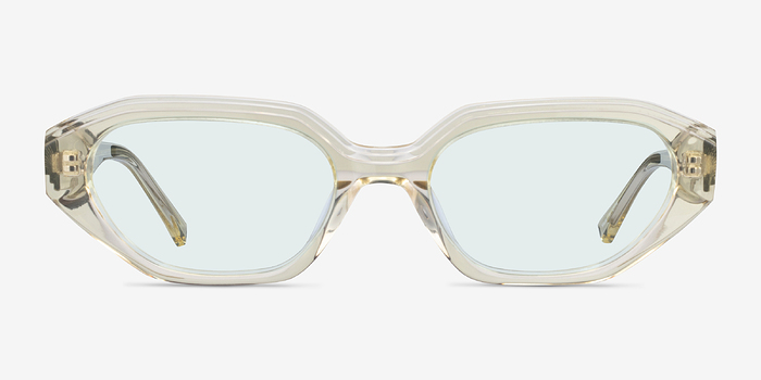 Ronette Crsytal Yellow Acétate Soleil de Lunette de vue d'EyeBuyDirect