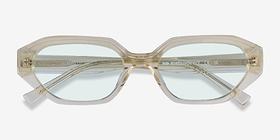 Ronette Crsytal Yellow Acétate Soleil de Lunette de vue d'EyeBuyDirect, Vue Rapprochée