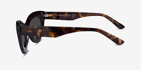 Francesca Écailles Acétate Soleil de Lunette de vue d'EyeBuyDirect, Vue de Côté