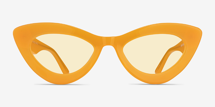 Francesca Crystal Yellow Acétate Soleil de Lunette de vue d'EyeBuyDirect