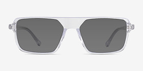 Zirfas Crystal Clear Acétate Soleil de Lunette de vue d'EyeBuyDirect, Vue de Face