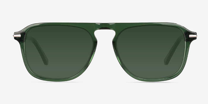 Koontz Crystal Green Acétate Soleil de Lunette de vue d'EyeBuyDirect
