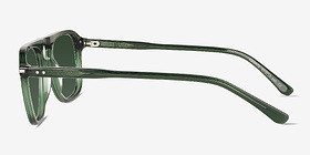 Koontz Crystal Green Acétate Soleil de Lunette de vue d'EyeBuyDirect, Vue de Côté