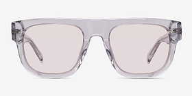 Books Clear Crystal Acétate Soleil de Lunette de vue d'EyeBuyDirect, Vue de Face