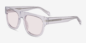 Books Clear Crystal Acétate Soleil de Lunette de vue d'EyeBuyDirect, Vue d'Angle