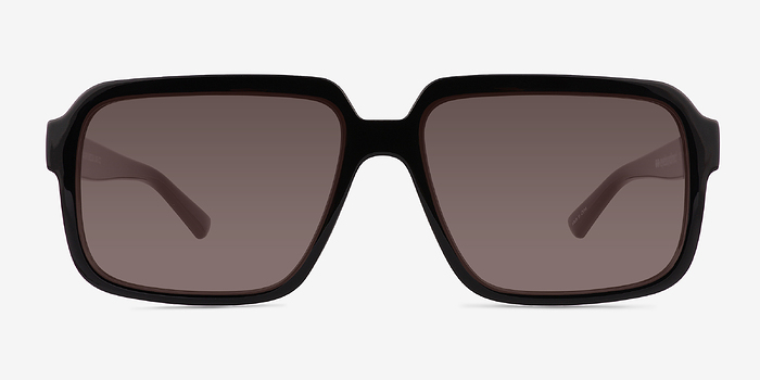 Kauri Shiny Black Plastique Soleil de Lunette de vue d'EyeBuyDirect