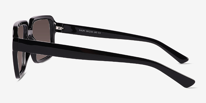 Kauri Shiny Black Plastique Soleil de Lunette de vue d'EyeBuyDirect