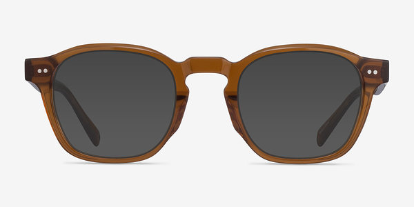 Lennox Crystal Brown Acétate Soleil de Lunette de vue