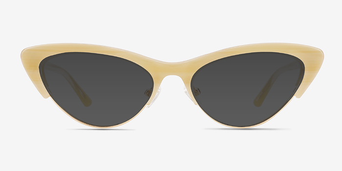 Aina Striped Brown Acétate Soleil de Lunette de vue d'EyeBuyDirect