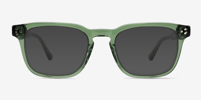 Percept Crystal Green Acétate Soleil de Lunette de vue d'EyeBuyDirect