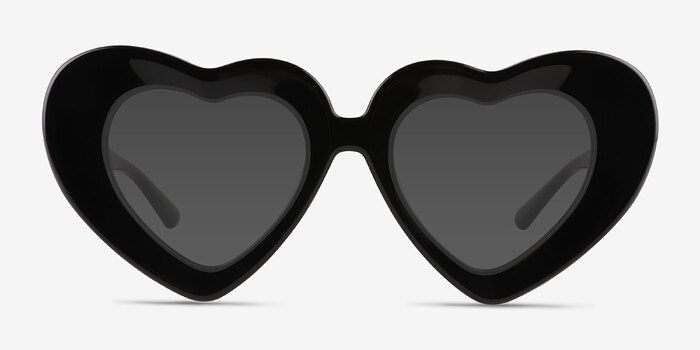 Tenderheart Noir Acétate Soleil de Lunette de vue d'EyeBuyDirect