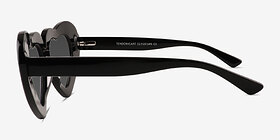 Tenderheart Noir Acétate Soleil de Lunette de vue d'EyeBuyDirect, Vue de Côté