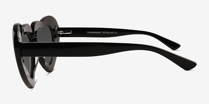 Tenderheart Noir Acétate Soleil de Lunette de vue d'EyeBuyDirect