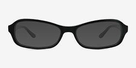 Robinson Noir Acétate Soleil de Lunette de vue d'EyeBuyDirect, Vue de Face