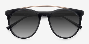 Noir Miami Vice -  Métal Lunettes de soleil