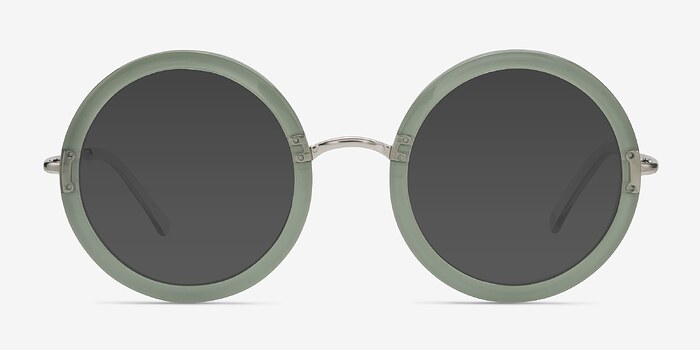 Joplin Vert Métal Soleil de Lunette de vue d'EyeBuyDirect