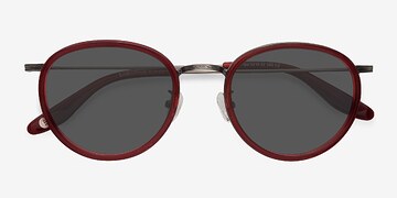 Rouge Sun Tea -  Vintage Métal Lunettes de soleil