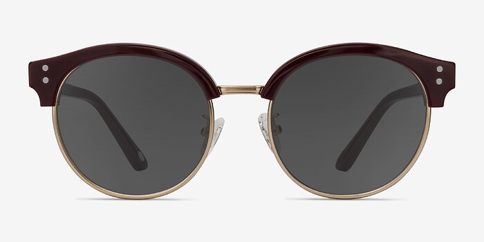 Limoncello Rouge Métal Soleil de Lunette de vue d'EyeBuyDirect