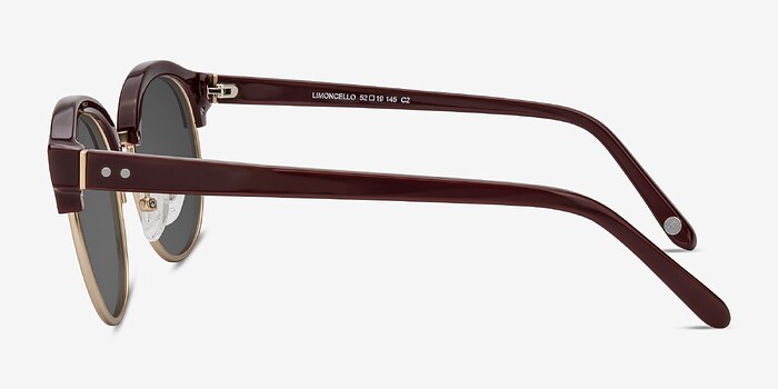 Limoncello Rouge Métal Soleil de Lunette de vue d'EyeBuyDirect