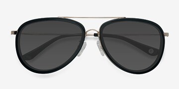 Noir Duke -  Vintage Métal Lunettes de soleil