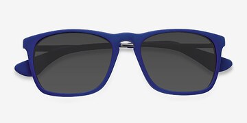 Matte Blue Bogota -  Métal Lunettes de soleil