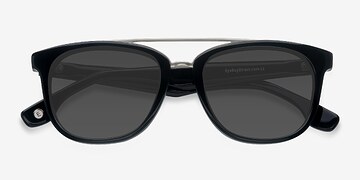 Noir Crown -  Métal Lunettes de soleil